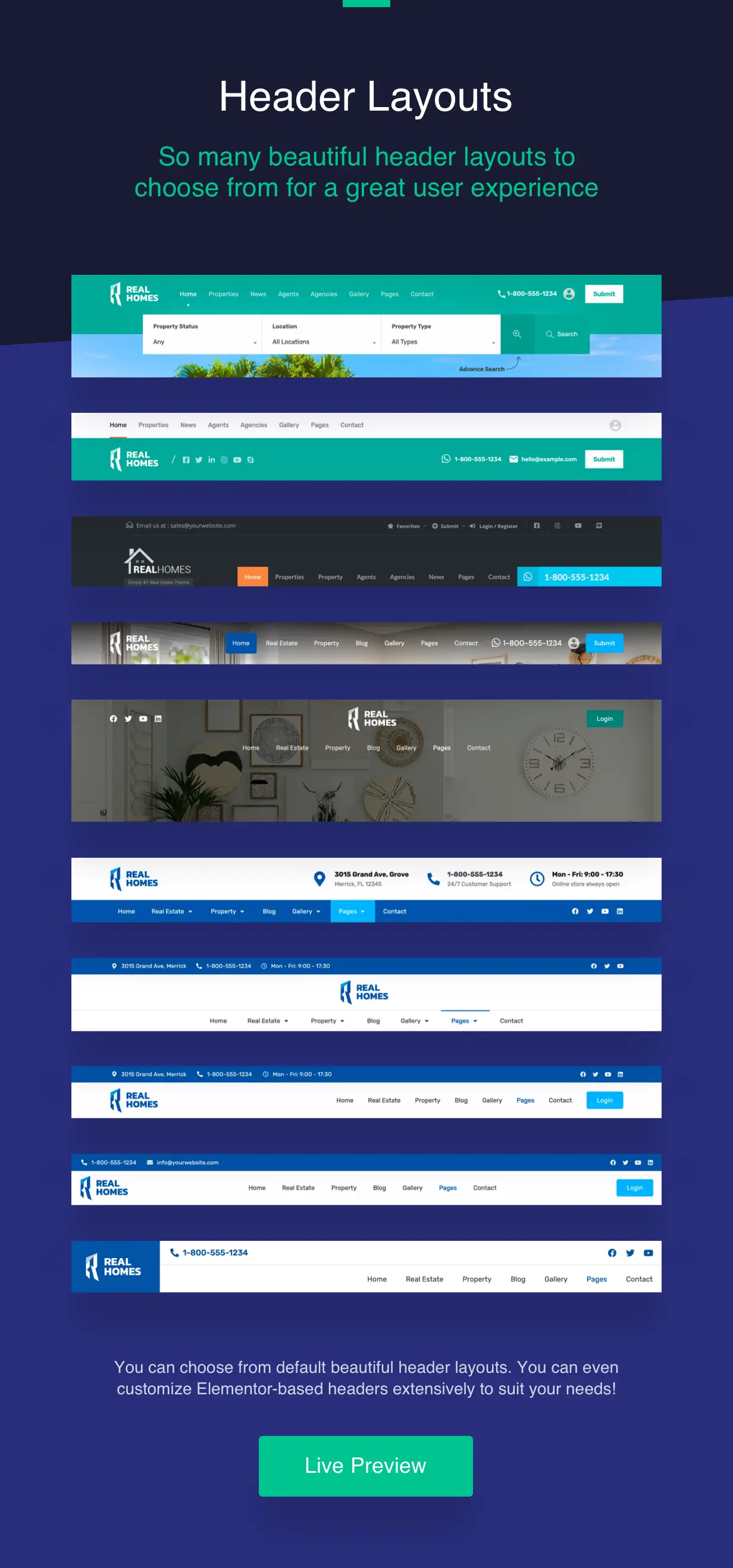 realhomes-header-layouts